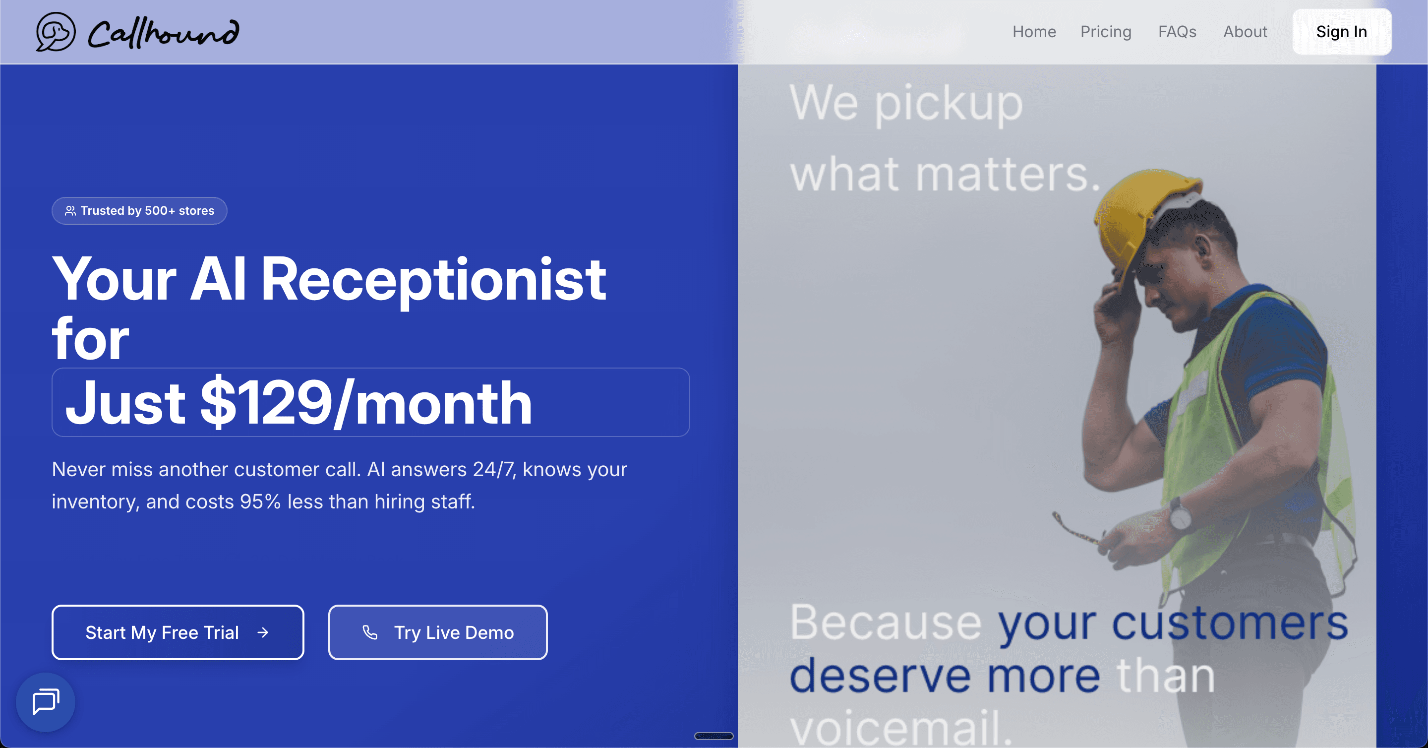 Callhound - AI Receptionist